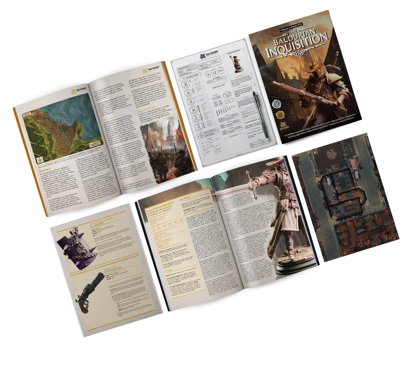 Liberty or Death Part 2: The Baldurian Inquisition Campaign Module Book