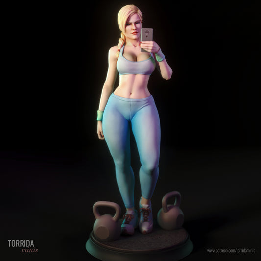 Workout Lady Ashley NSFW Figurine