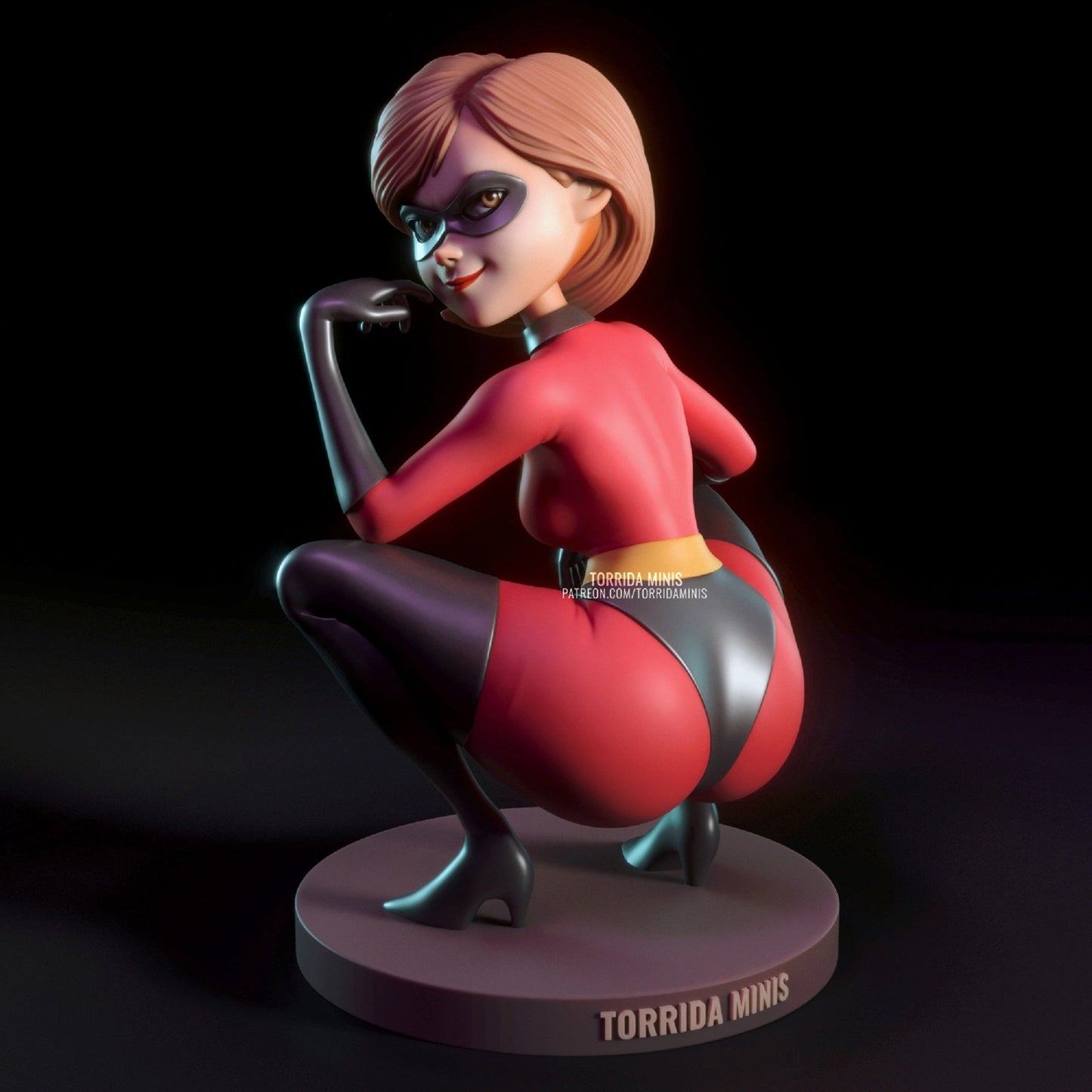Fanart Stretchwoman Pinup Statuette