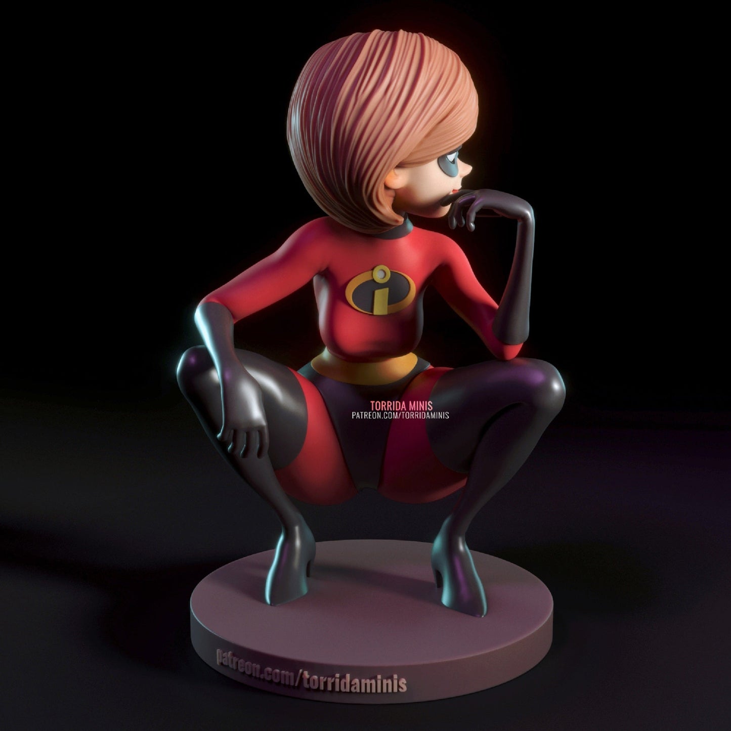 Fanart Stretchwoman Pinup Statuette