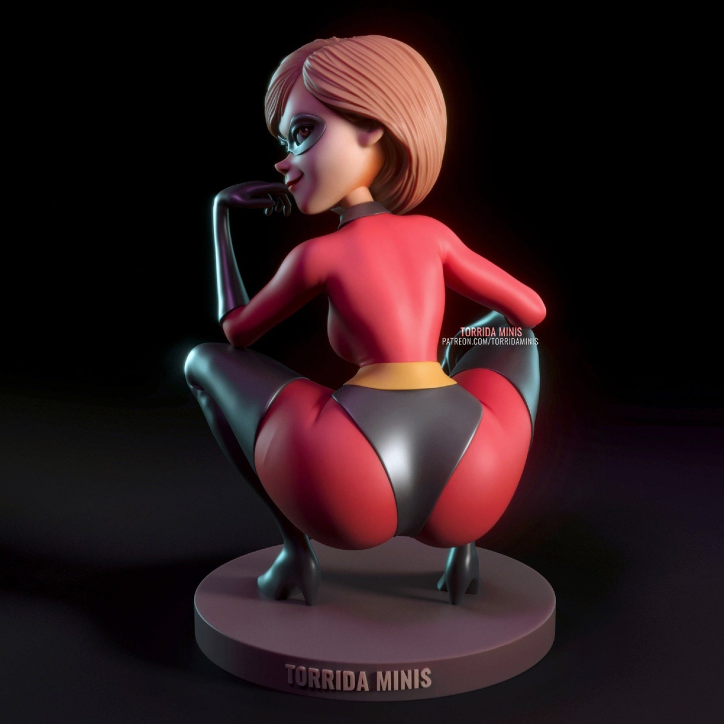 Fanart Stretchwoman Pinup Statuette