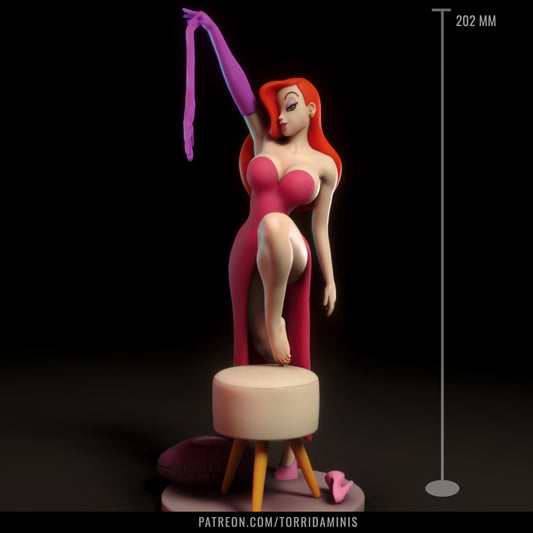 Fanart Red Lady NSFW Statuette