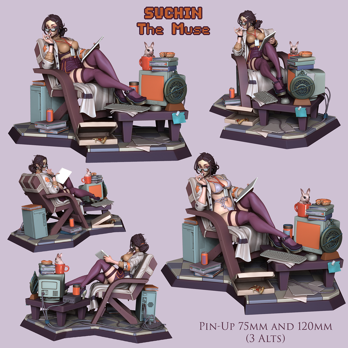 Suchin the Muse Pin up