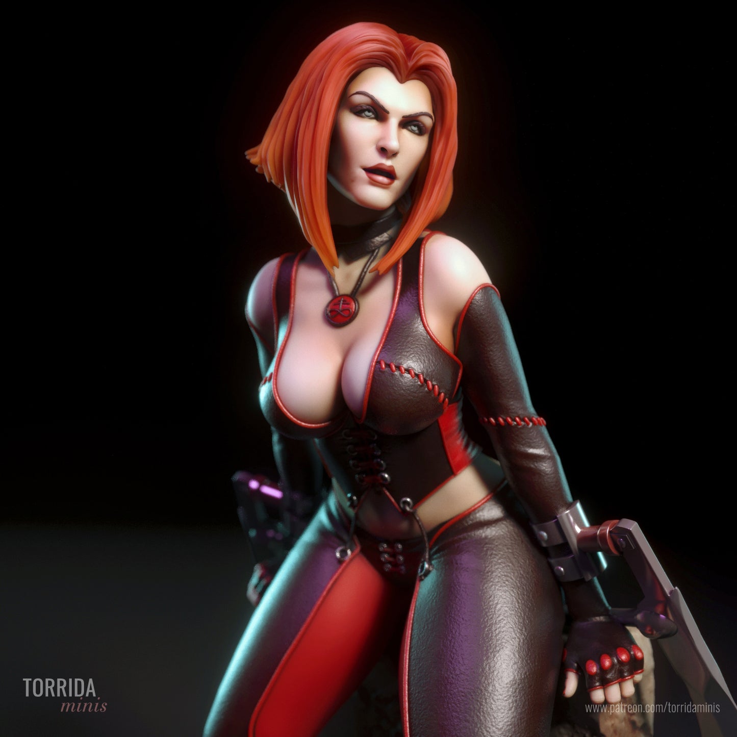 Vampire Huntress Pinup