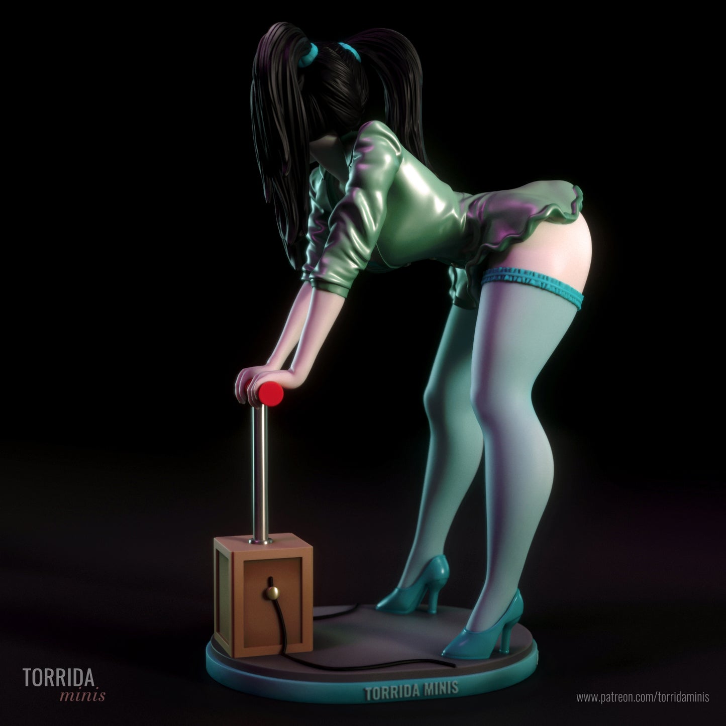 Bombergirl Sabrina Pinup Figurine