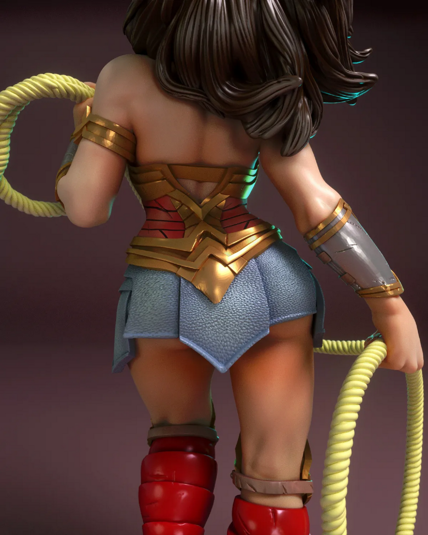Fanart Whip Amazonian Pinup Statuette