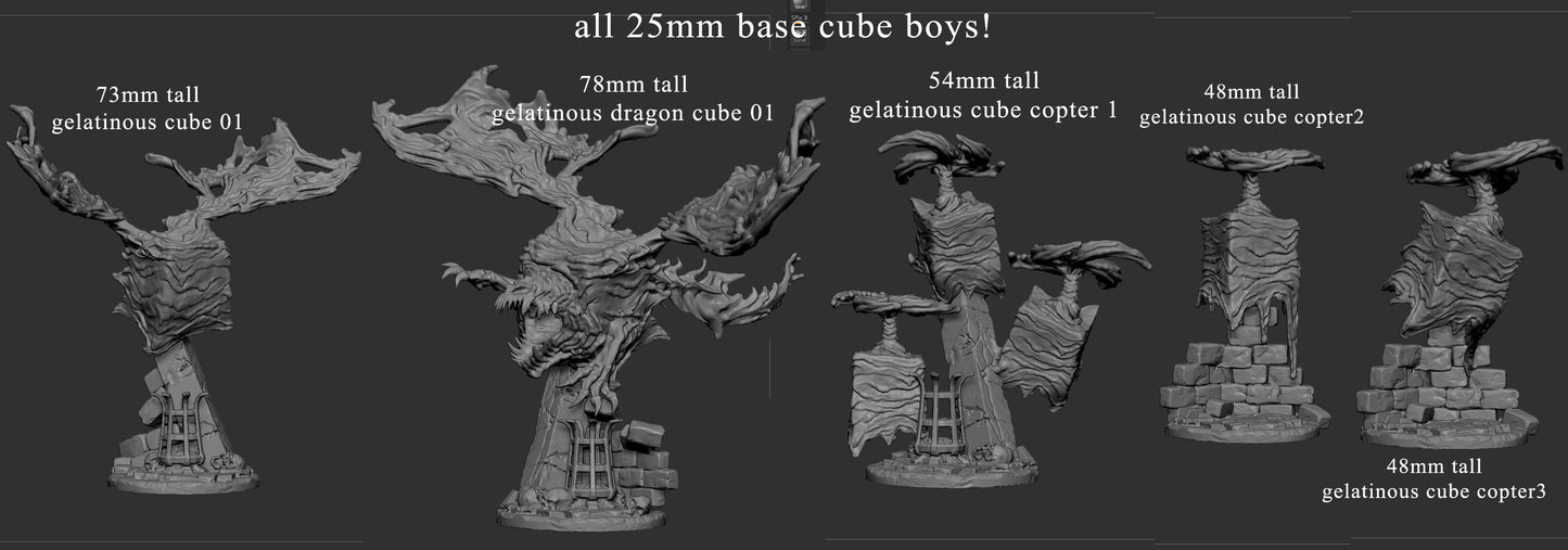 Flying Gelatinous Cubes