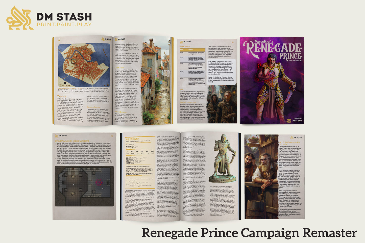 Pursuit of a Renegade Prince Campaign Module Book