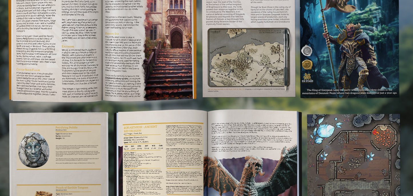 Draconic Hollows Campaign Module Book