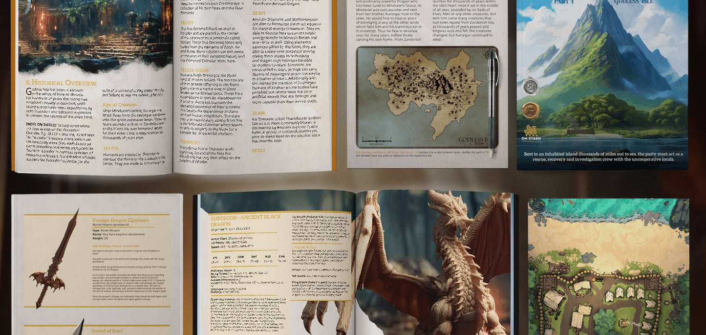 The Edradorian Excursion Part 1: Godless Isle Campaign Module Book