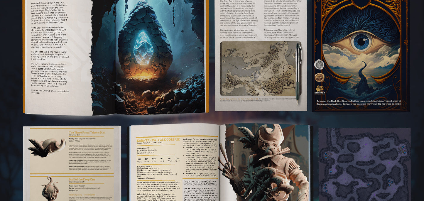 Arisen Depths Part 3: Beneath The Waves Campaign Module Book