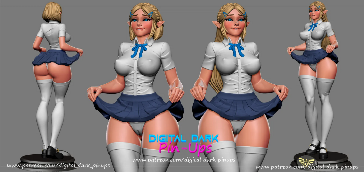 Cosplay Elven Princess NSFW Statuette