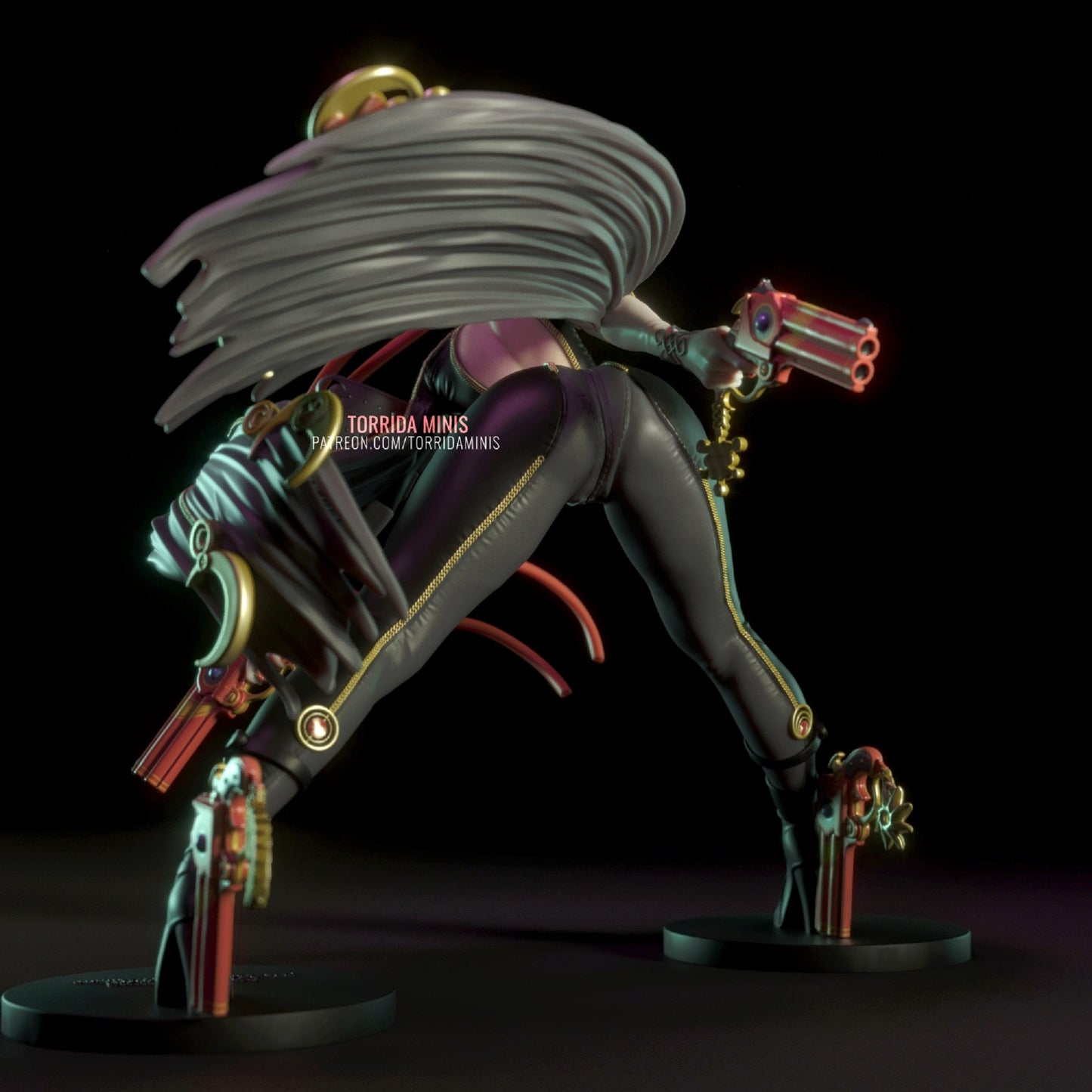Fanart Gunslinging Demonslayer Pinup Statuette