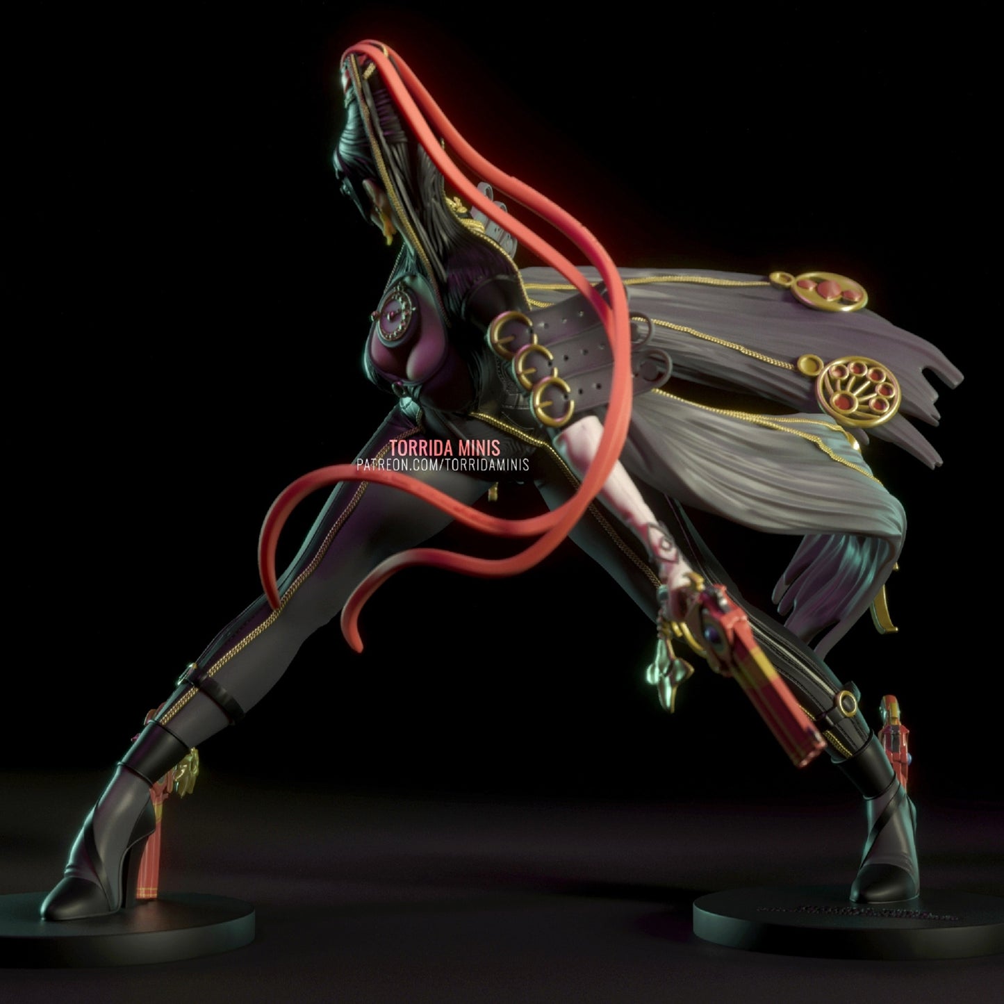 Fanart Gunslinging Demonslayer Pinup Statuette