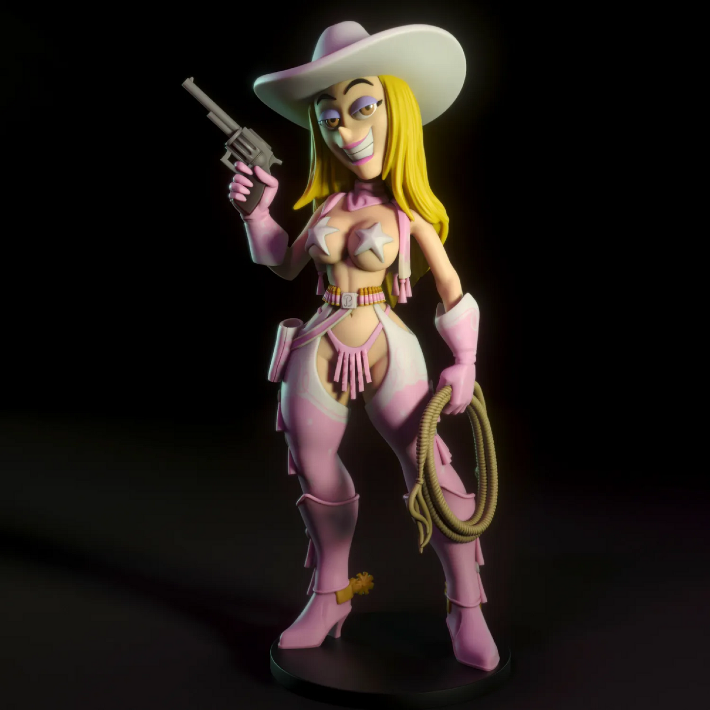 Cowgirl NSFW PinUp Statuette