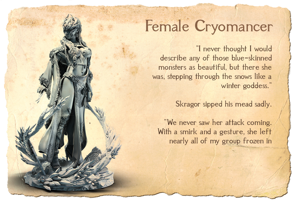 Female Cryomancer