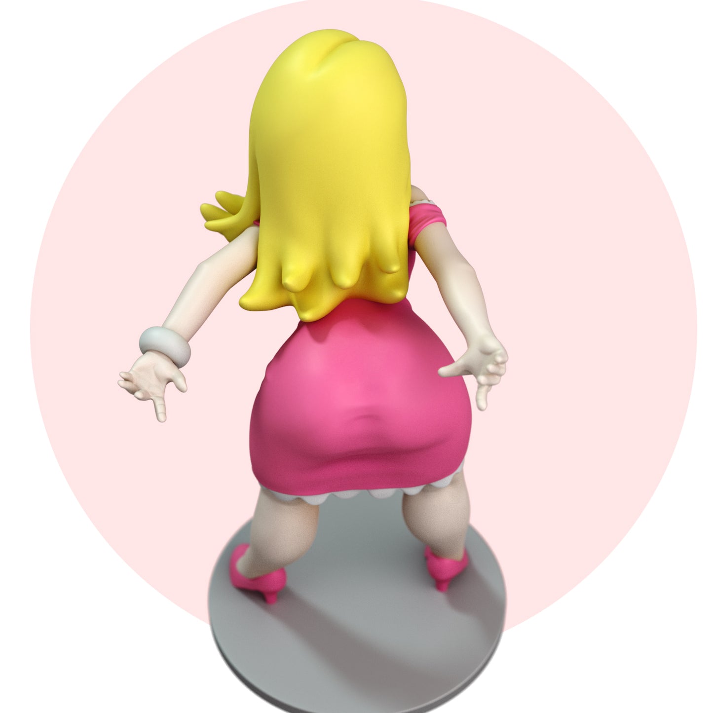 Fanart Blond Housewife PinUp Statuette