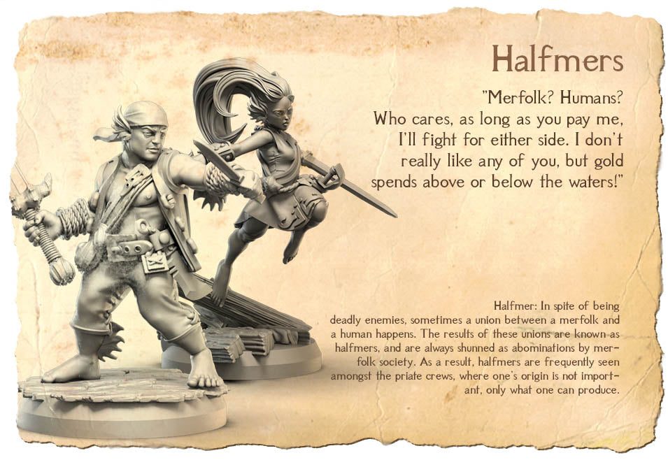 Halfmer, Male Kitbash Set