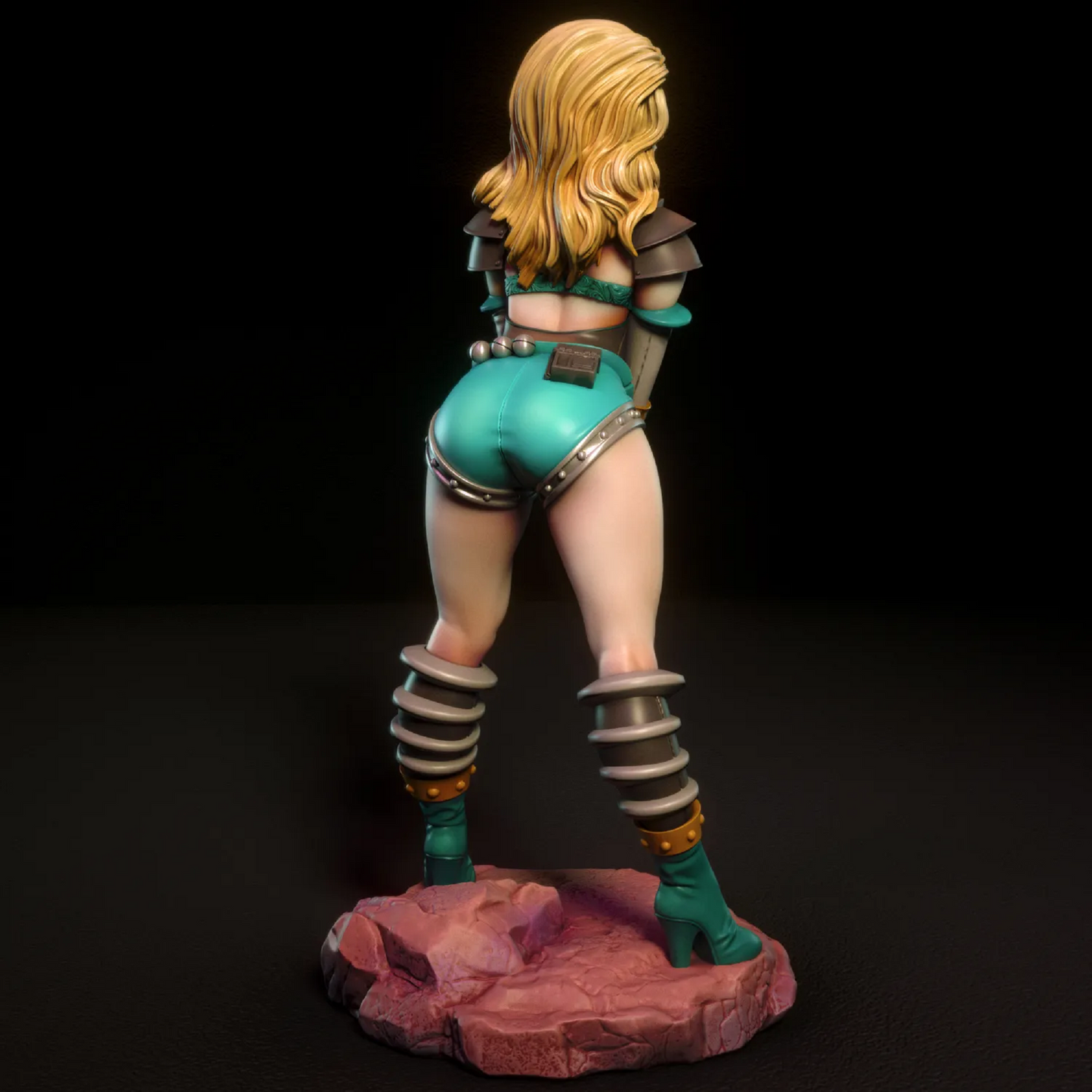 Janet Retro Space Explorer Pinup Statuette