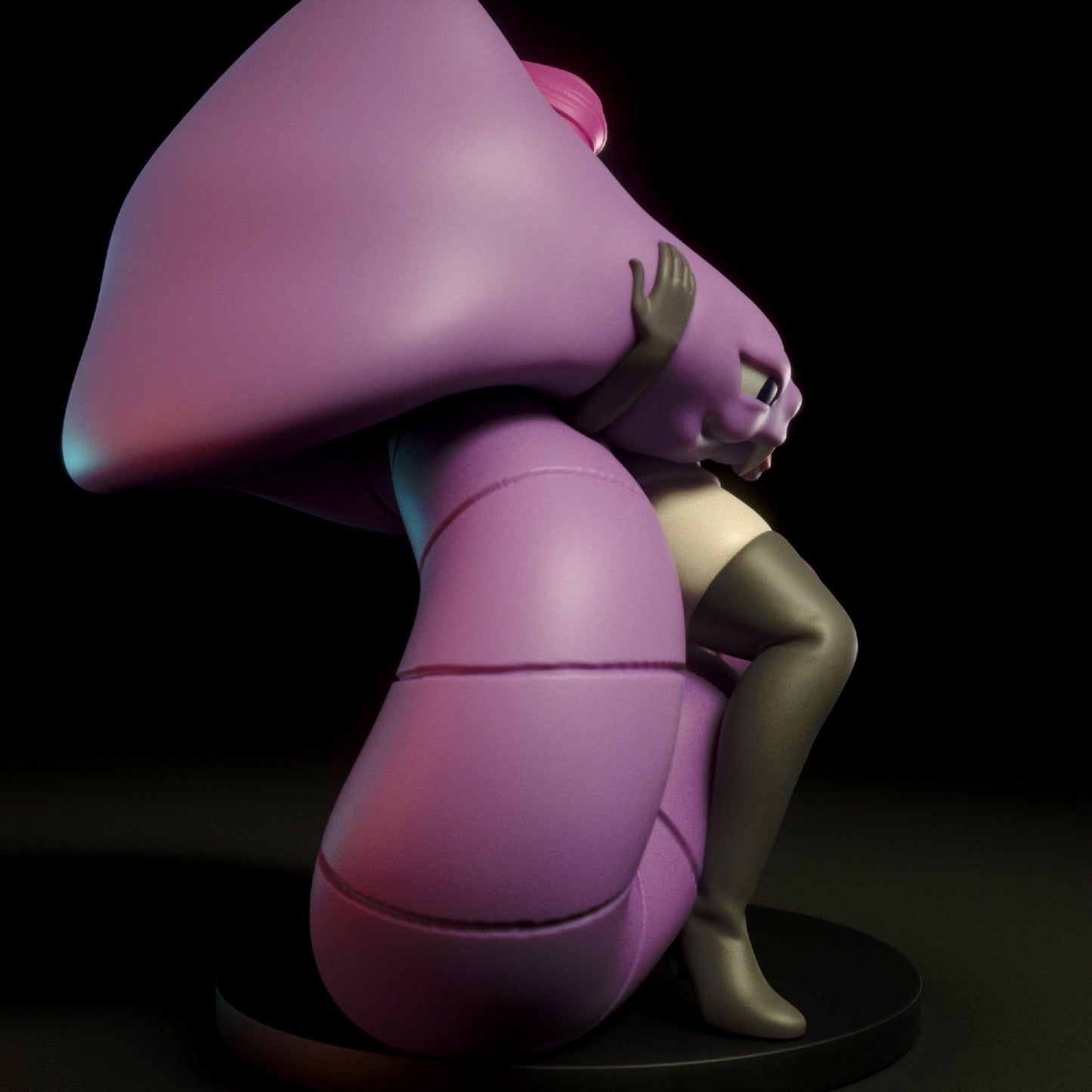 Fanart Trainer and Serpent Pinup Statuette
