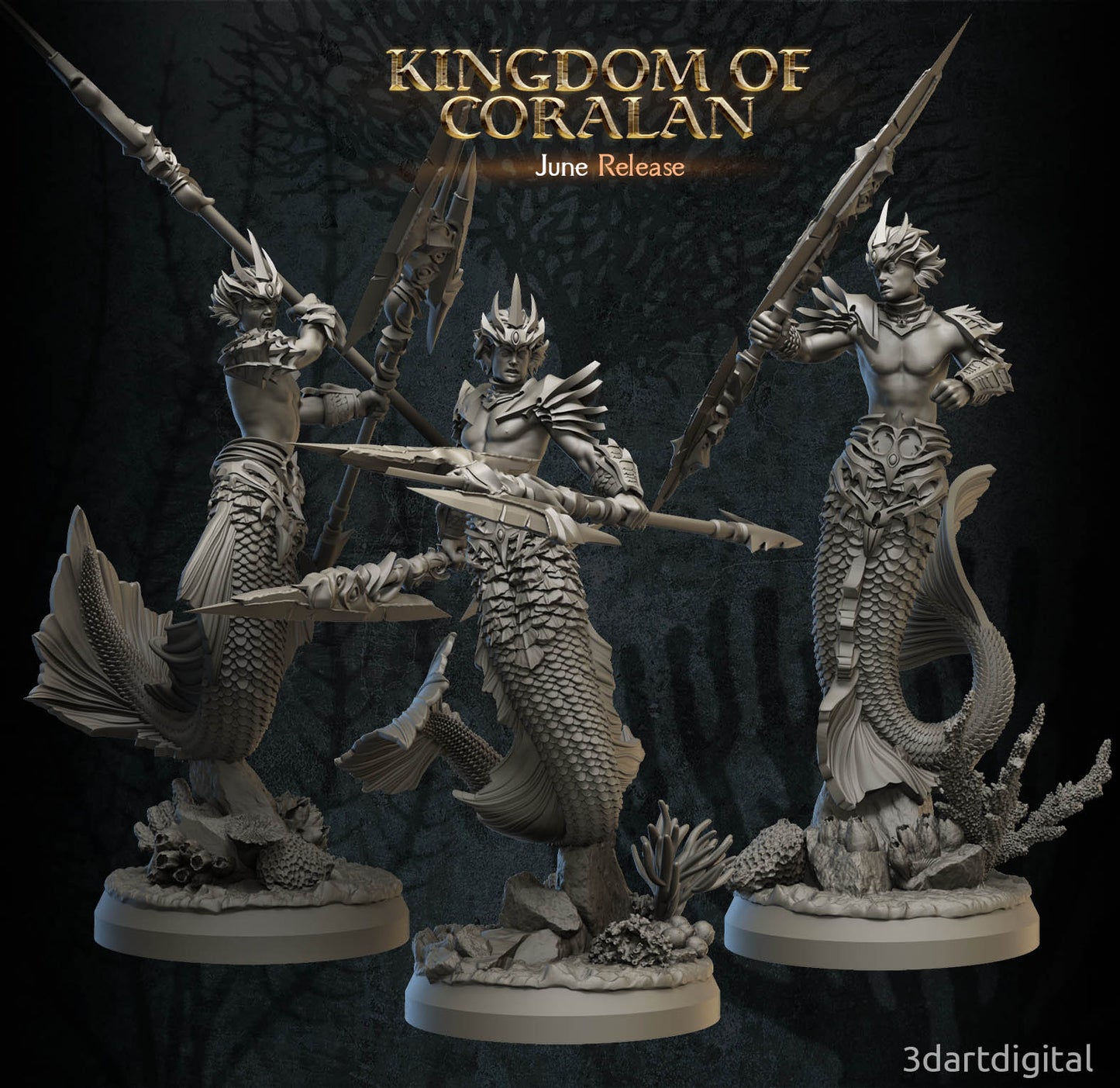 Merfolk, Male Kitbash Set