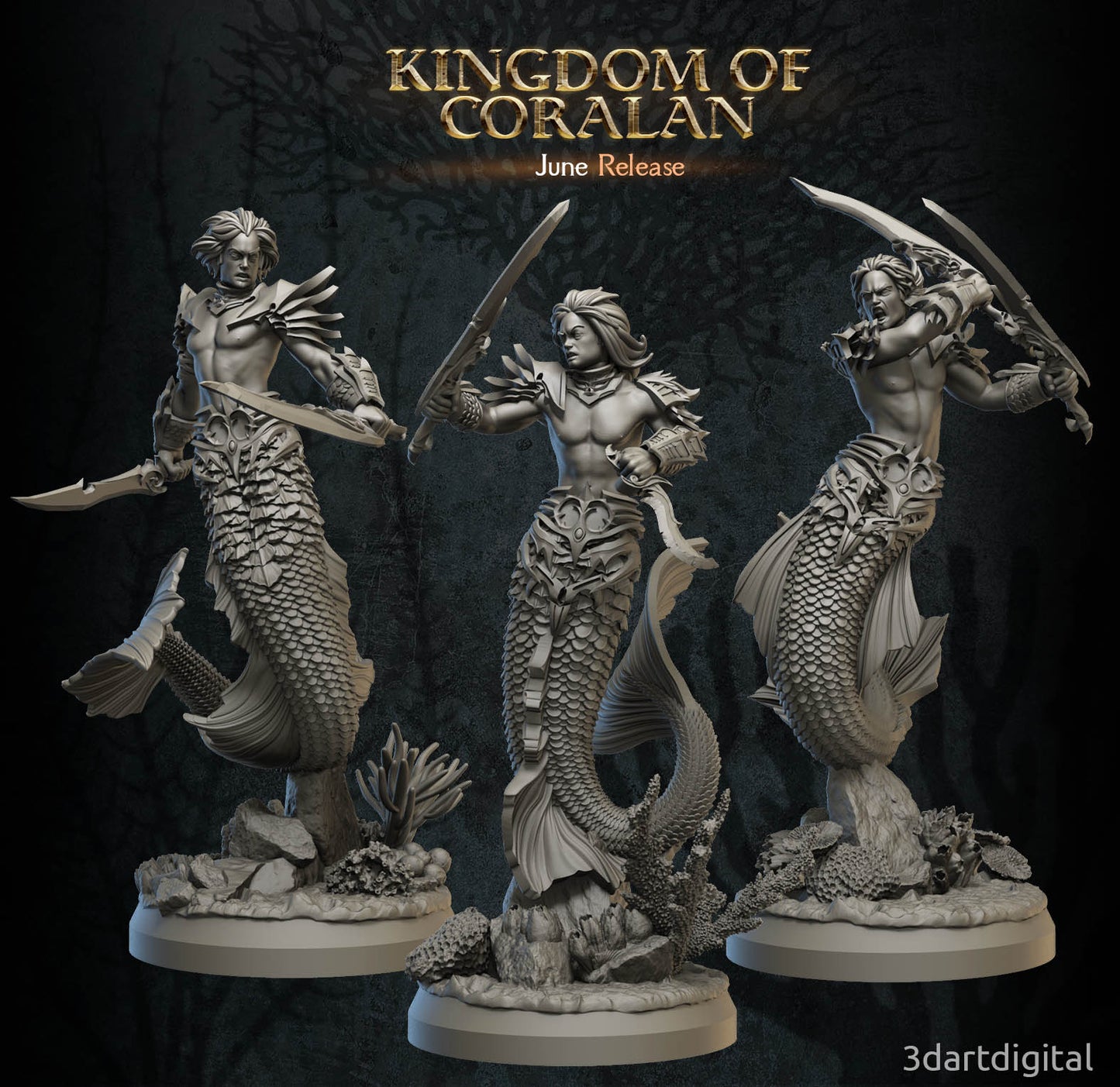 Merfolk, Male Kitbash Set