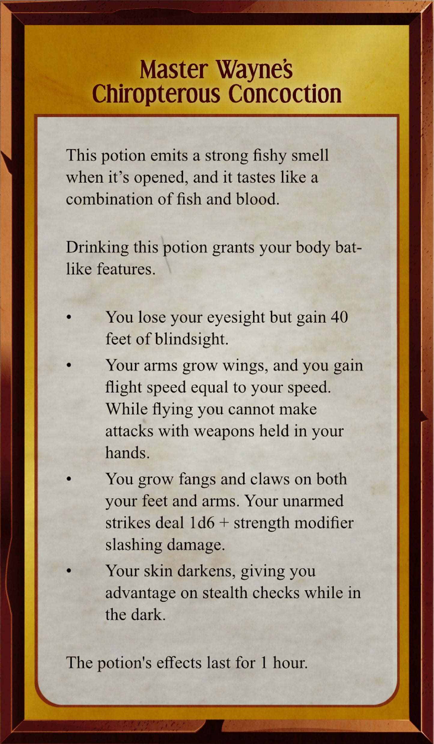 Bat Potion