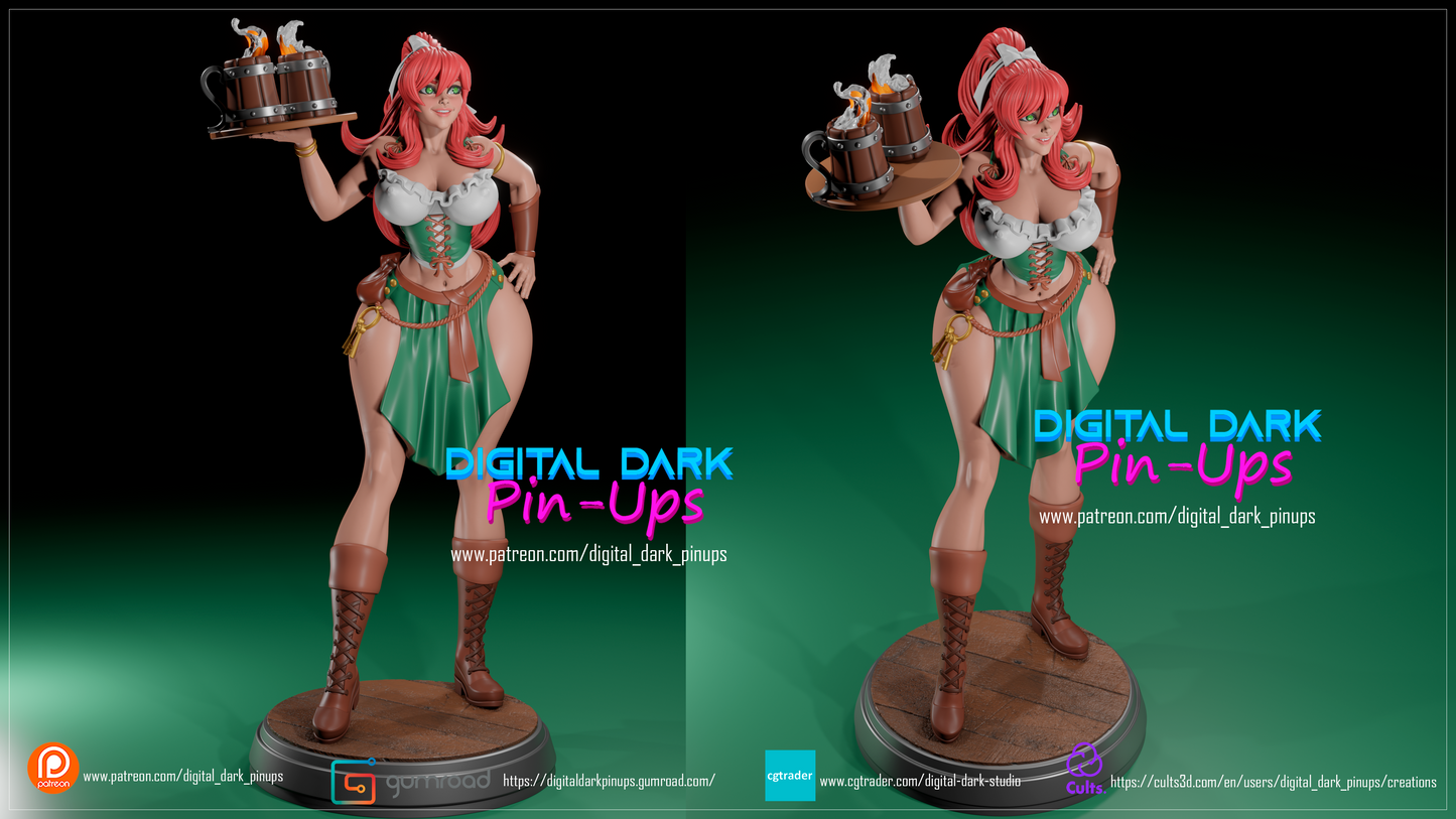 Barmaid Pin Up