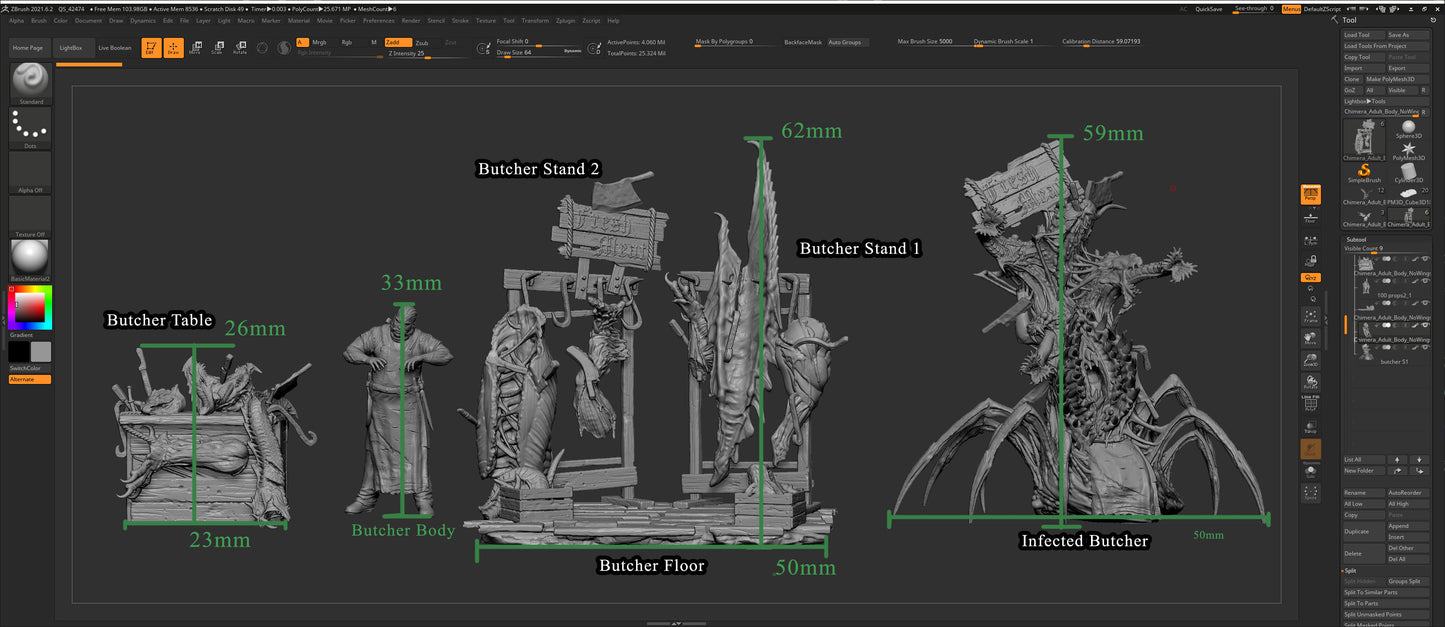 Butcher, Scenic Base