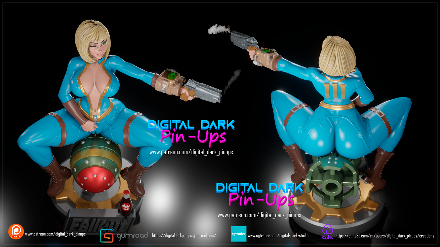 Vault Girl Pinup Statuette