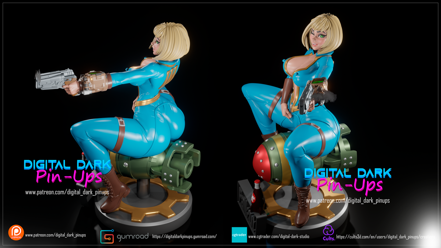 Vault Girl Pinup Statuette
