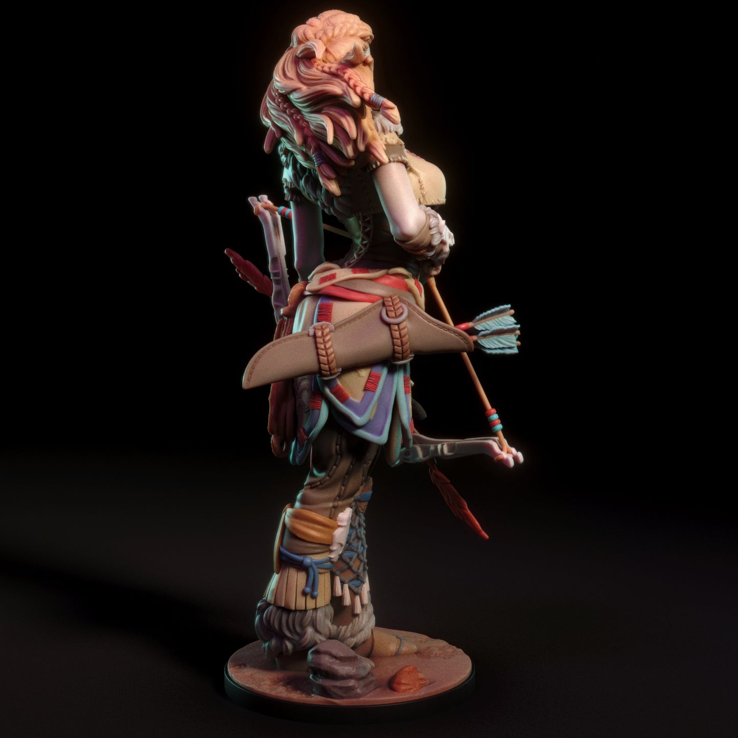 Fanart Huntress NSFW Statuette