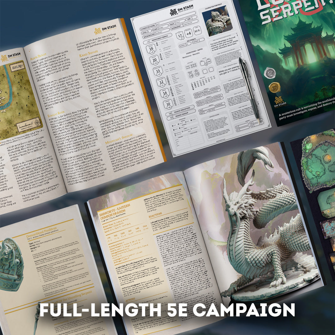 Cult of the Coiled Serpent Campaign Book