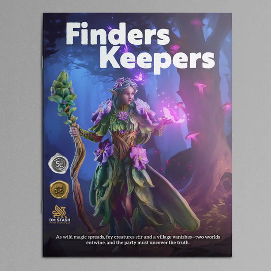 Finders Keepers Campaign Module Book