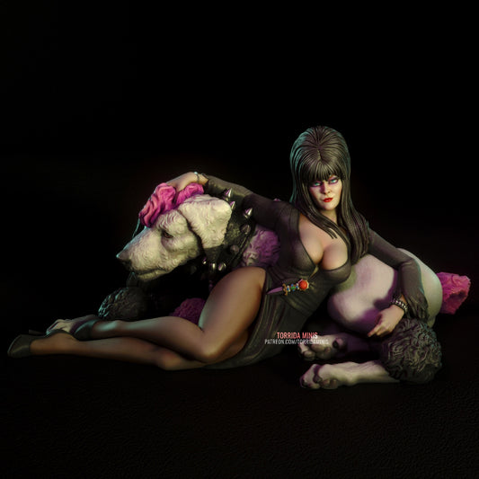 Fanart Mistress of the Dark NSFW Statuette