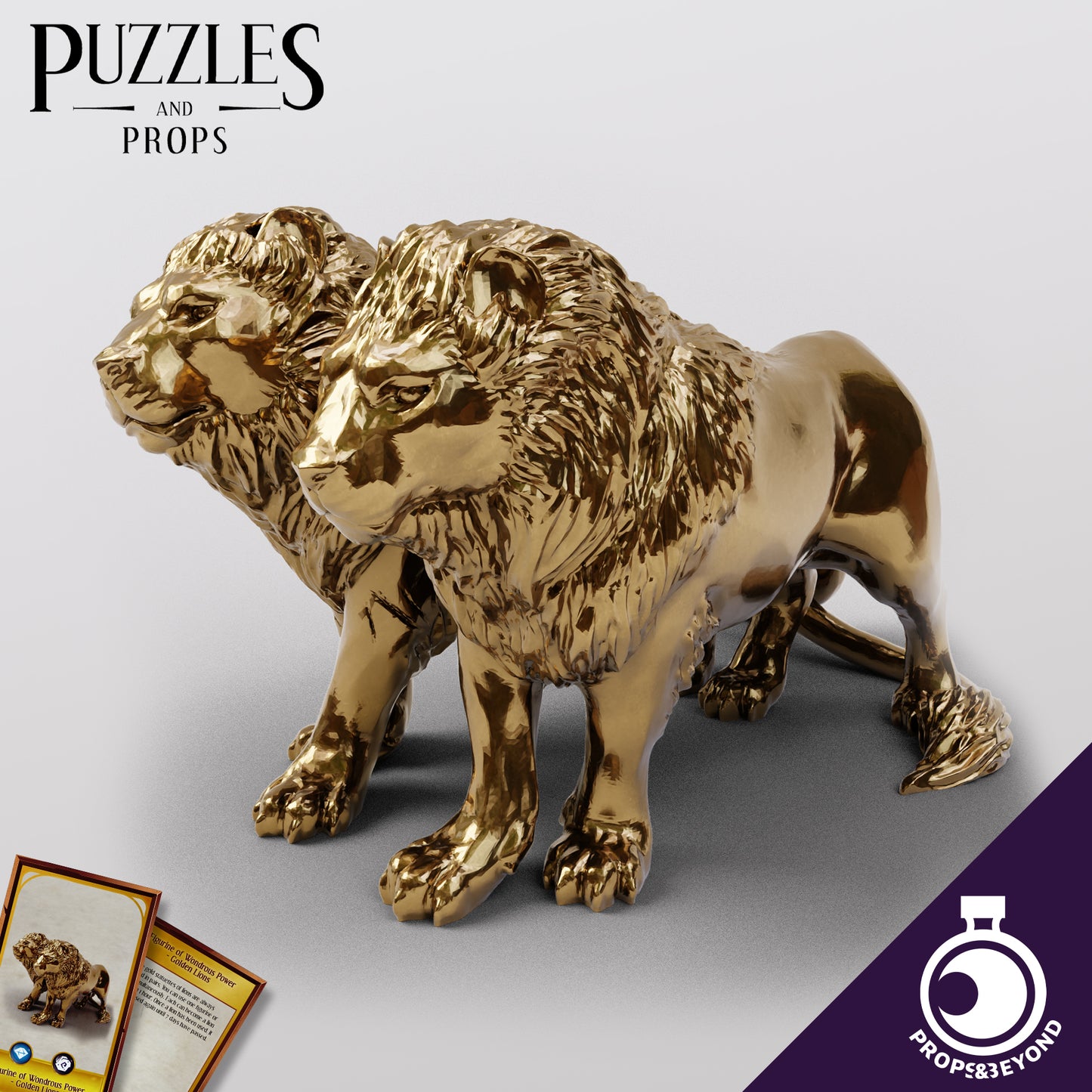 Figurine of Wondrous Power Gold Lions