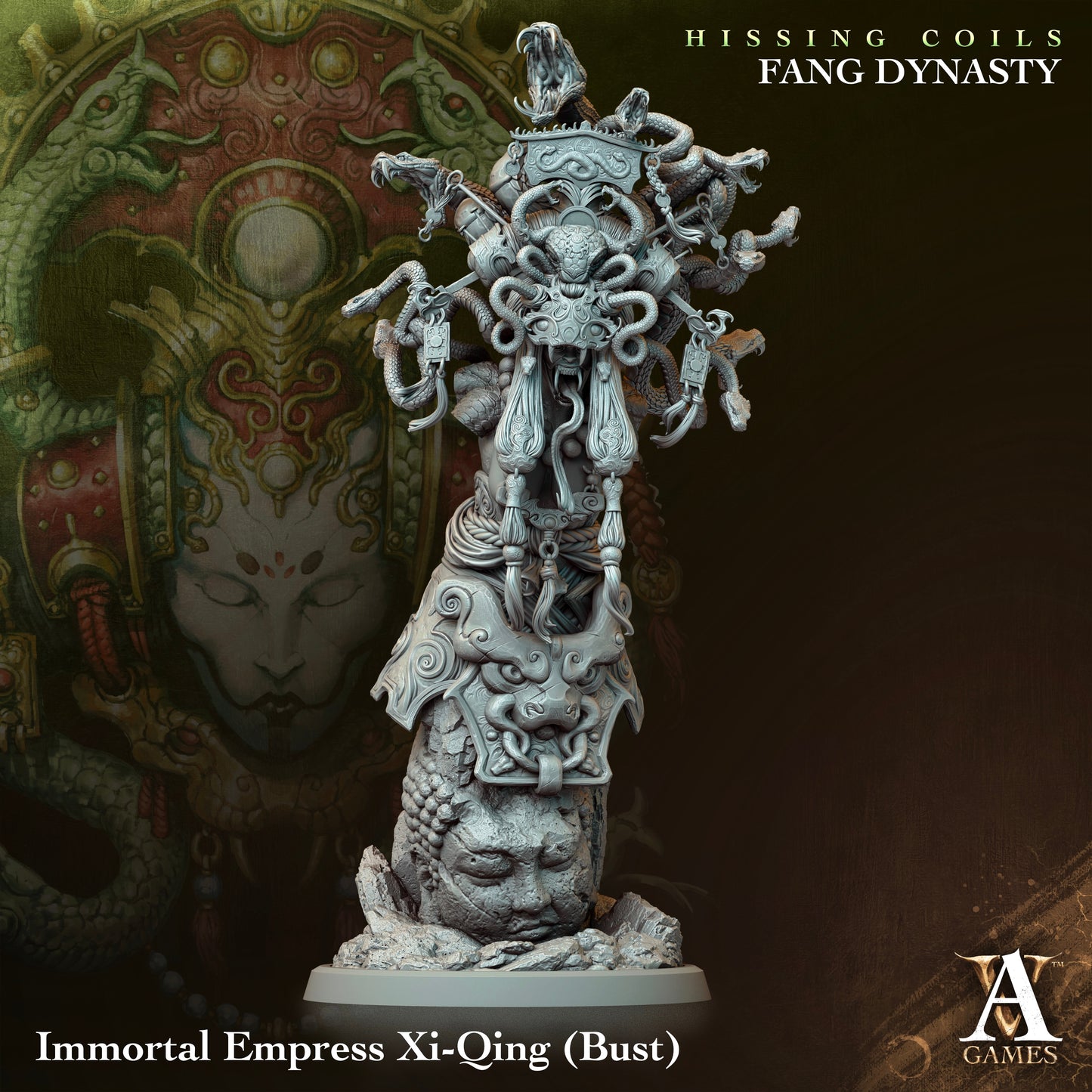 Immortal Empress Xi-Qing - Bust