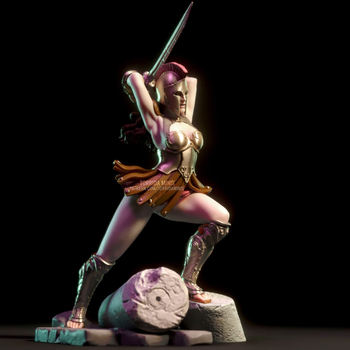 Greek Warrior Woman Helene NSFW Statuette