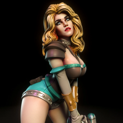 Janet Retro Space Explorer NSFW Statuette