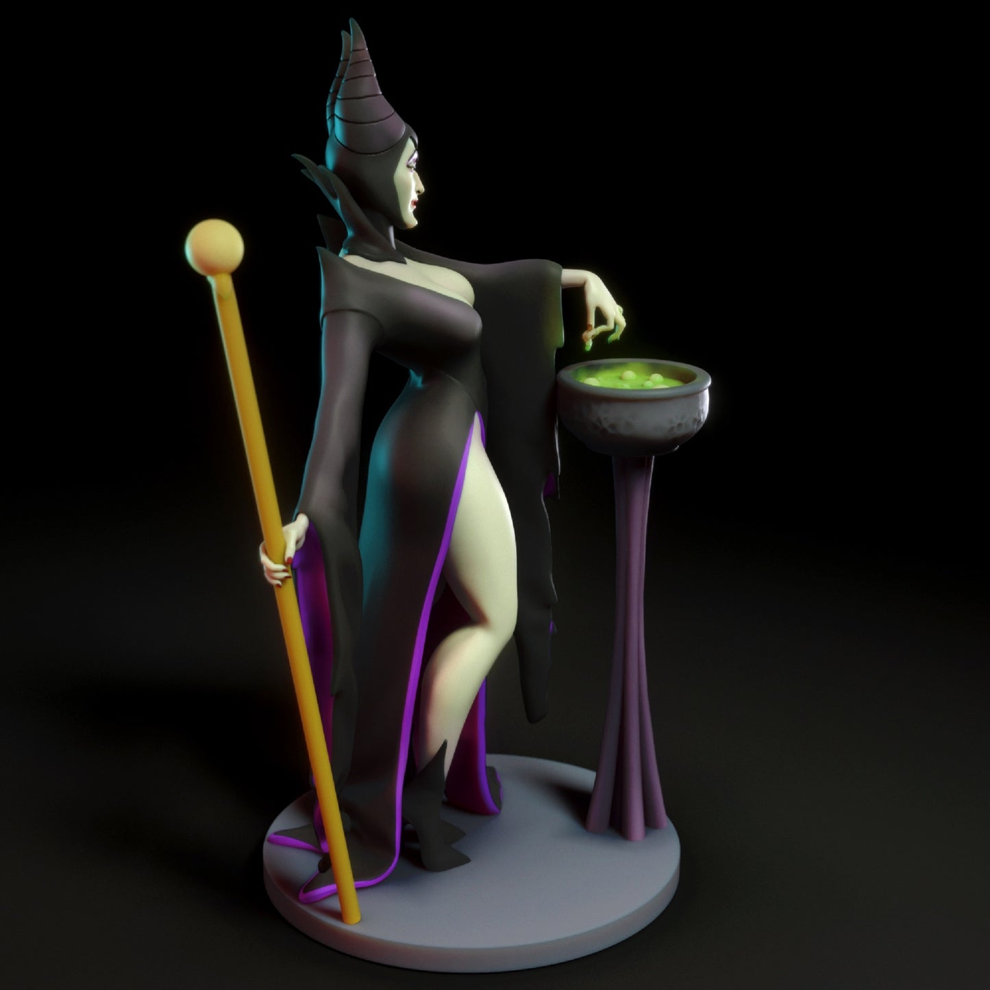 Fanart Evil Witch NSFW Statuette