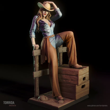 Cowgirl Pam NSFW Statuette