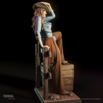 Cowgirl Pam NSFW Statuette