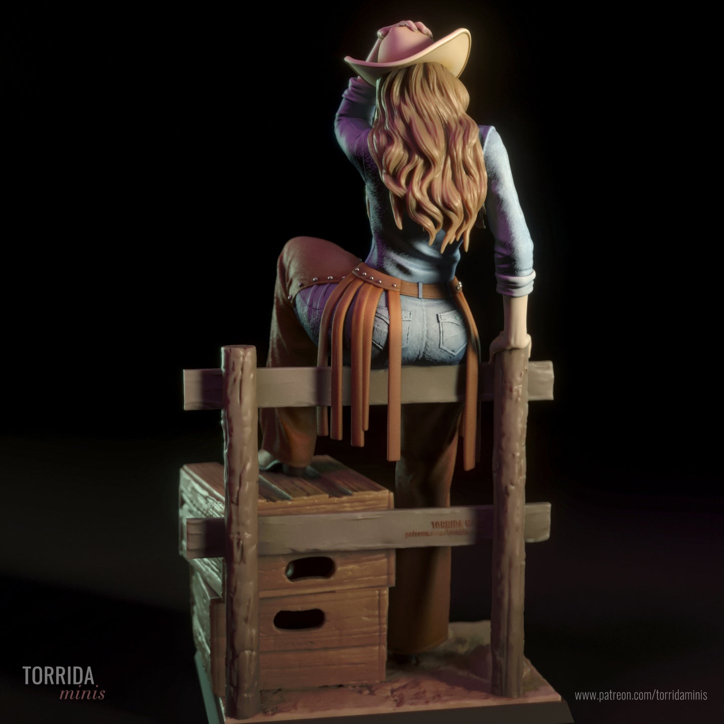 Cowgirl Pam NSFW Statuette