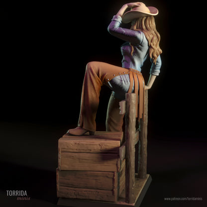 Cowgirl Pam NSFW Statuette