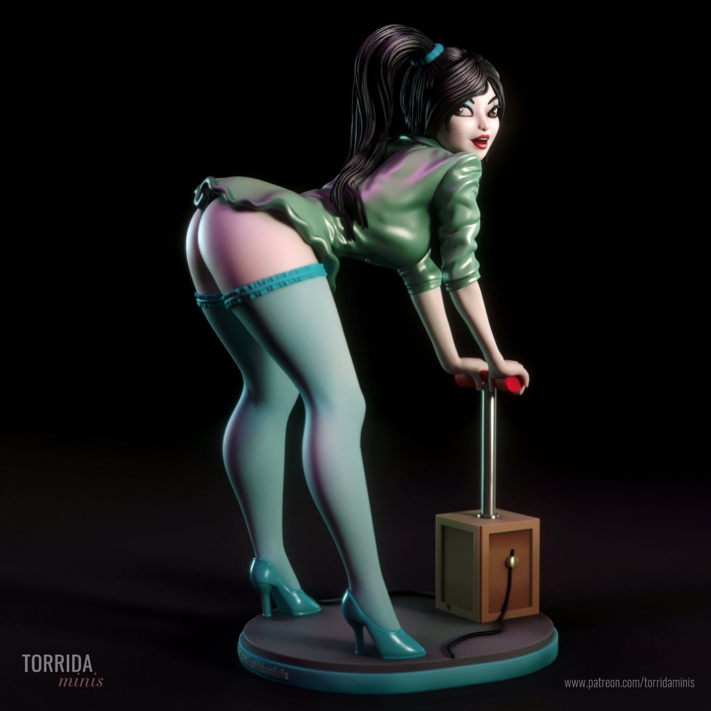 Bombergirl Sabrina Pinup Figurine