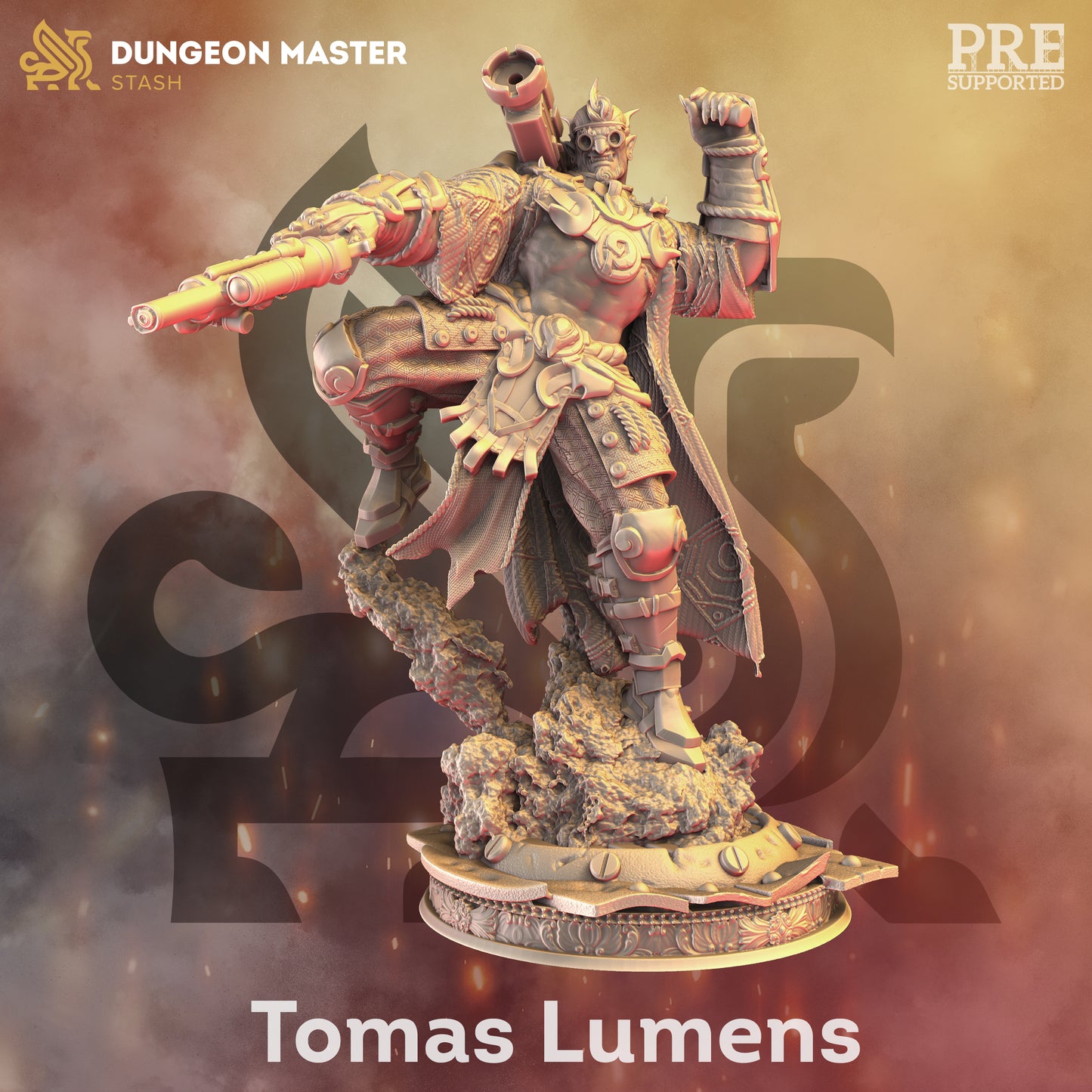 Half Orc Artificer Tomas Lumens