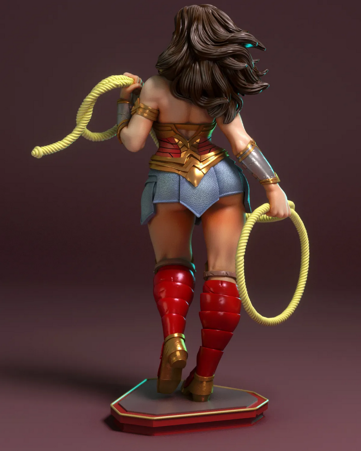 Fanart Whip Amazonian NSFW Statuette