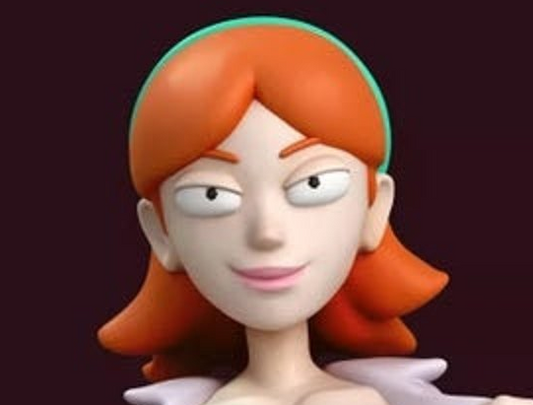 Red Head College Girl NSFW Statuette