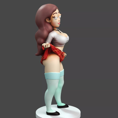 College Girl Pinup Statuette