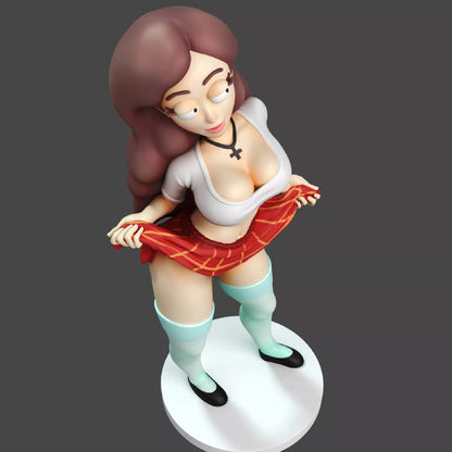 College Girl Pinup Statuette